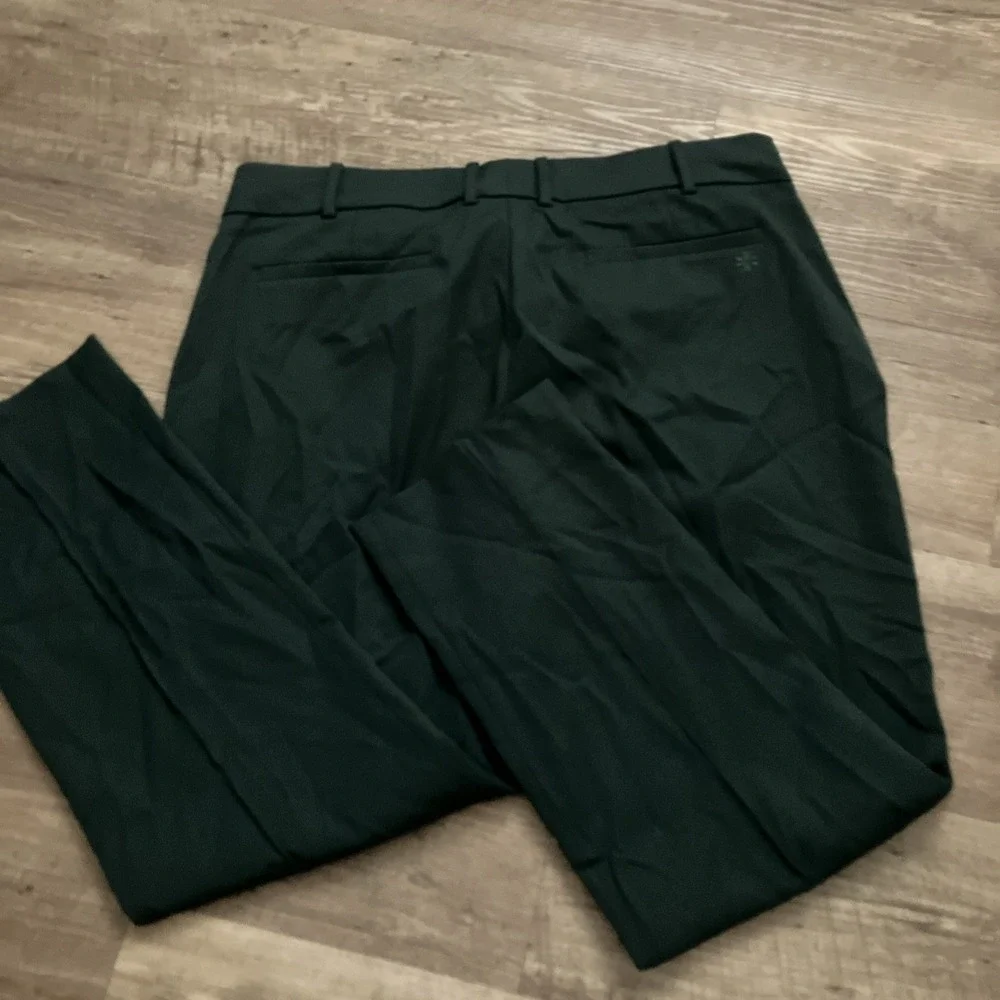 TORY SPORT Burch Pants Womens 14 Green Tech Twill Golf Sporty Trousers